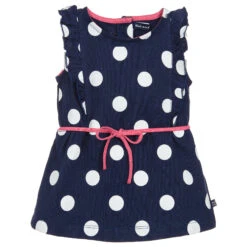 Week-end à La Mer Baby Girls Dotty Cotton Dress